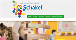 Desktop Screenshot of montessorischooldeschakel.nl